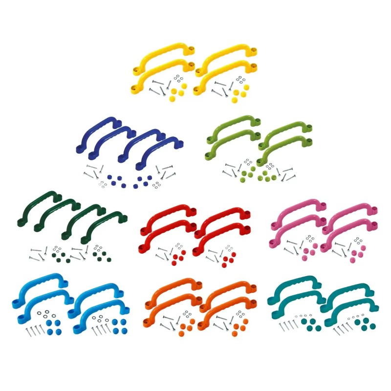 4 Pieces Climbing Frame Handle - Kids Outdoor Climbing Frame 评论和价格