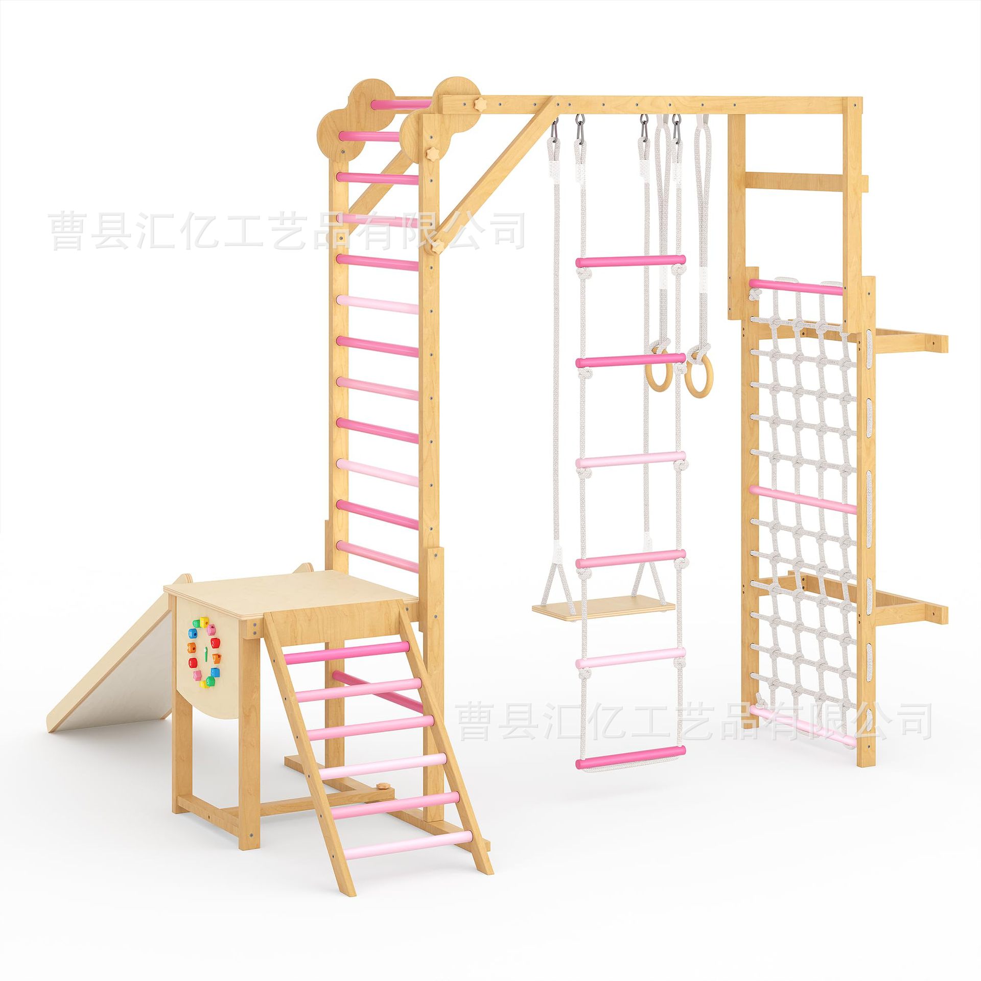 Indoor Solid Wood Kids Physica - Kids Outdoor Climbing Frame 评论和价格