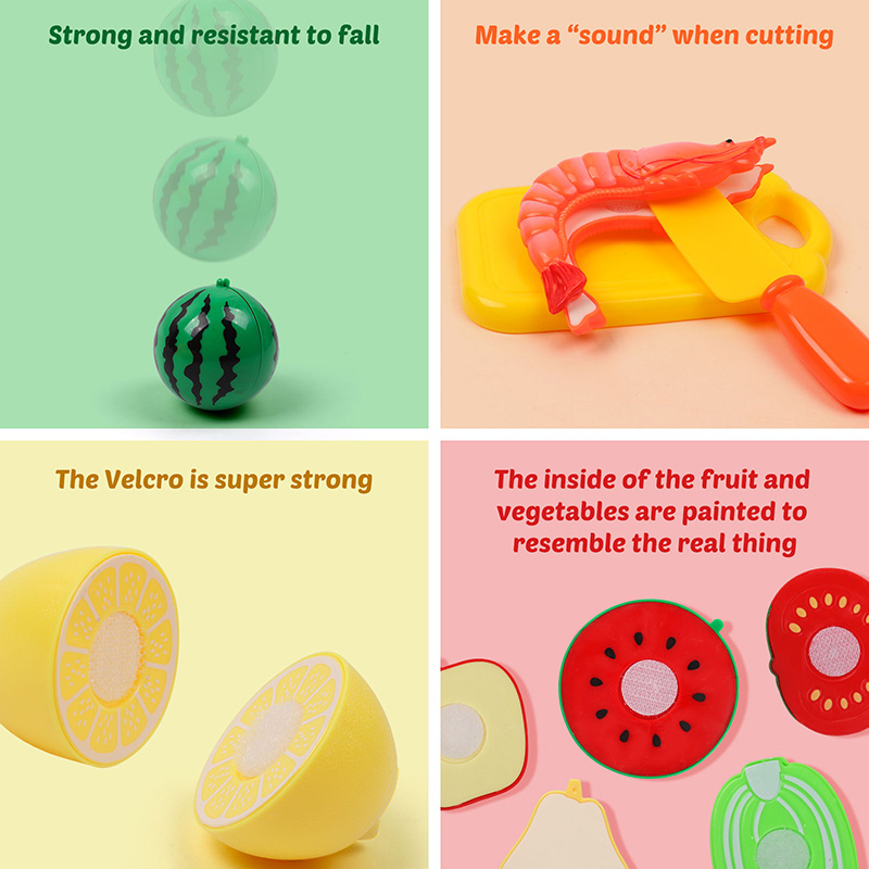 Children Toys Cutting Fruits a - Kids Outdoor Kitchen Accessories 评论和价格