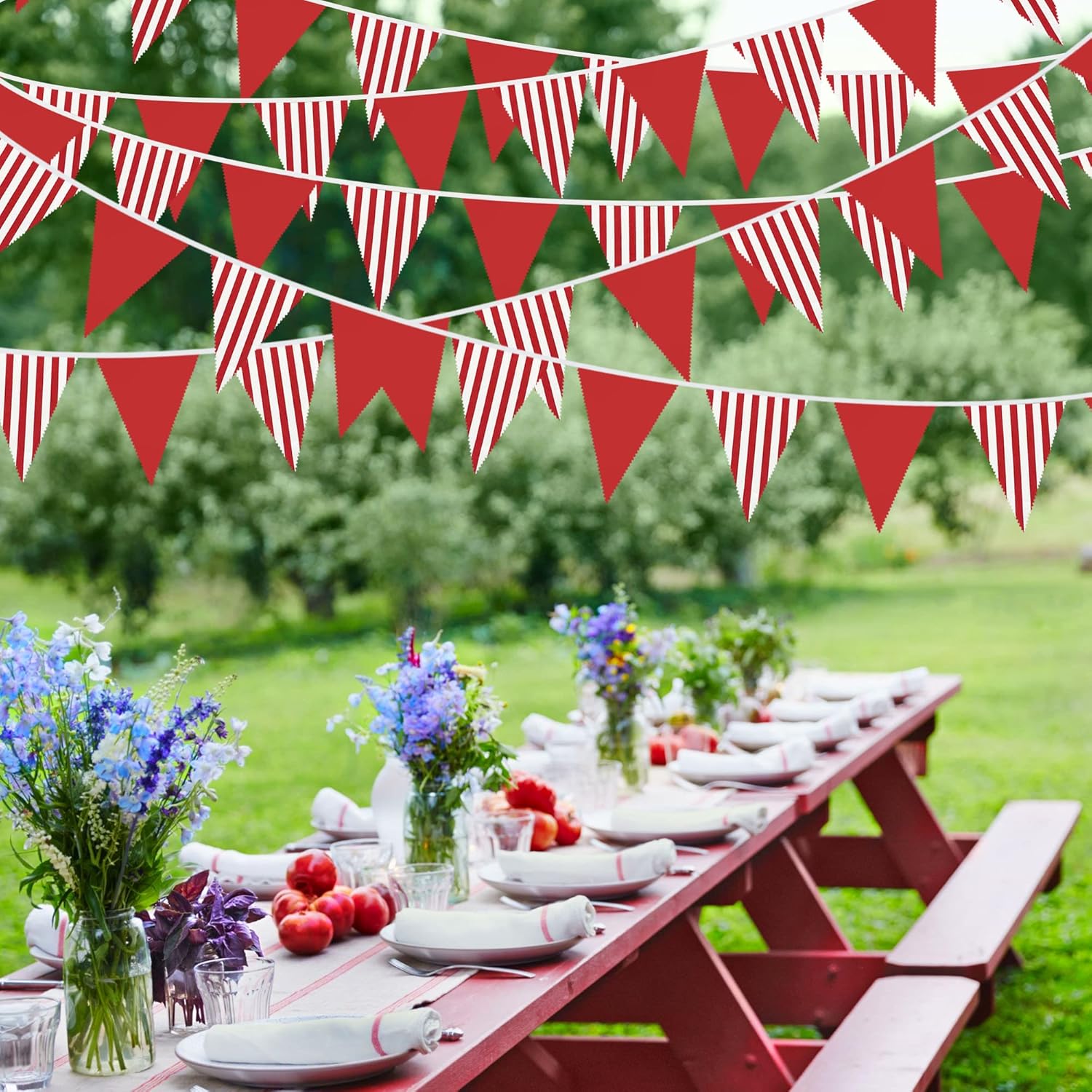 10M Red And White Triangle Fla - Q Kids Outdoor 评论和价格