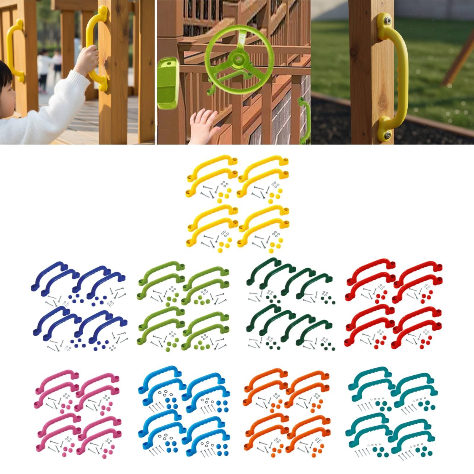 8 Pieces Climbing Handles Outd - Kids Outdoor Climbing Frame 评论和价格